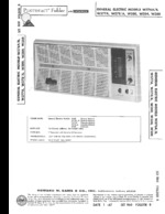 GENERAL ELECTRIC W378A SAMS Photofact®