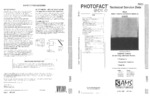 RCA PTK195S01BS SAMS Photofact®