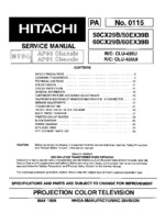 Hitachi 60EX39B OEM Service