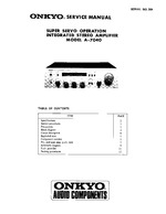 Onkyo A7040 OEM Service
