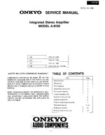 Onkyo A8150 OEM Service
