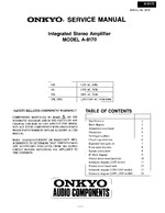 Onkyo A8170 OEM Service