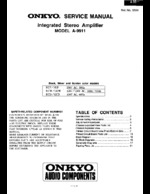 Onkyo A9911 OEM Service