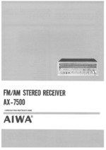 AIWA AX7500 OEM Owners