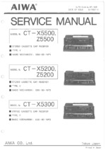 AIWA CTX5500 OEM Service