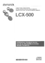 AIWA LCX500 OEM Owners