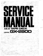 AKAI GX280D OEM Service
