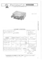 AFCO ELECTRONICS SX301SB SAMS Photofact®