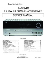 Harman Kardon AVR240 OEM Service