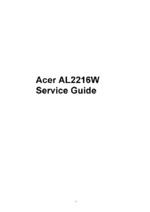 Acer AL2216W OEM Service