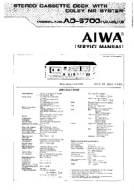 AIWA AD-6700 OEM Service