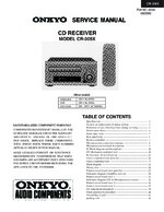 Onkyo CR305X OEM Service