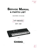 CASIO HT6000 OEM Service