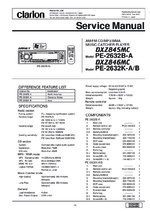 Clarion DXZ846MC OEM Service