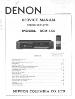 DENON DCM444 OEM Service
