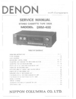 DENON DRM400 OEM Service