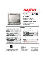 Sanyo DS27224 OEM Owners