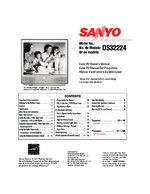 Sanyo DS32224 OEM Owners