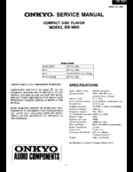 Onkyo DX-1800 OEM Service