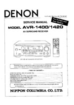 DENON AVR-1400 OEM Service