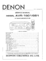 Denon AVR-1601 OEM Service
