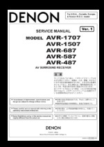 Denon AVR-1707 OEM Service