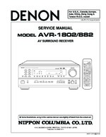 Denon AVR-1802 OEM Service