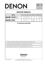 Denon AVR-791 OEM Service