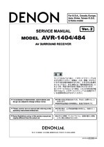 DENON AVR1484 OEM Service