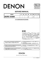 Denon AVR4308 OEM Service