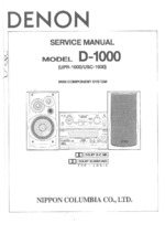 DENON D1000 OEM Service