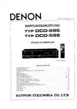 DENON DCD695 OEM Service
