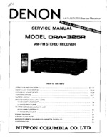 DENON DRA325 OEM Service
