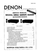 DENON DRA625R OEM Service