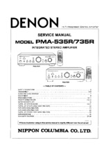 Denon PMA735R OEM Service