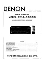 DENON PMA1080R OEM Service