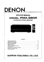 DENON PMA880R OEM Service
