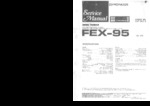 PIONEER FEX-95 OEM Service