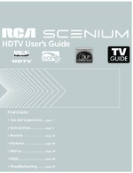 RCA HD50LPW167 OEM Owners