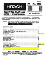 HITACHI 57UWX20B OEM Service