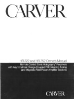 Carver HR722 OEM Owners