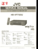 JVC HR-VP700U OEM Service