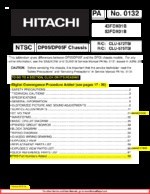 HITACHI 43FDX01B OEM Service