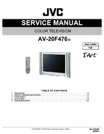 JVC AV-20F476 OEM Service