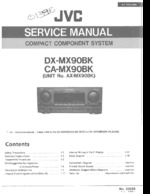 JVC DX-MX90BK/CA-MX90BK OEM Service