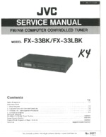 JVC FX33 OEM Service