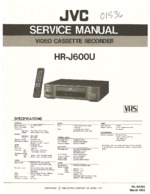 JVC HRJ600U OEM Service