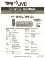 JVC HRJ610U OEM Service