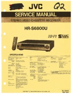 JVC HRS6800U OEM Service