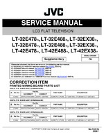 JVC LT42EX38 OEM Service